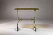 Wrought_Iron_Side_Table_with_Yellow_Glass_Top,_Finland_Early_20th_Century