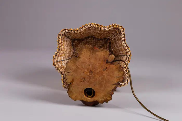 Finnish_Folk_Art_Table_Lamp_in_Curly_Birch_with_Birch_Bark_Shade,_1940s