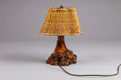Finnish_Folk_Art_Table_Lamp_in_Curly_Birch_with_Birch_Bark_Shade,_1940s