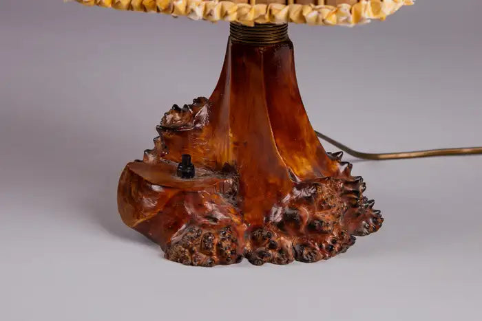 Finnish_Folk_Art_Table_Lamp_in_Curly_Birch_with_Birch_Bark_Shade,_1940s