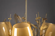 Finnish_mid-century_modern_Bridal_bouquet_brass_chandelier