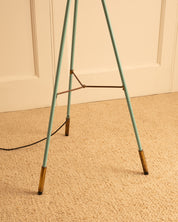 1950s_Floor_Lamp_by_Stilnovo_in_Blue_Green_Lacquer_and_Brass,_Italy