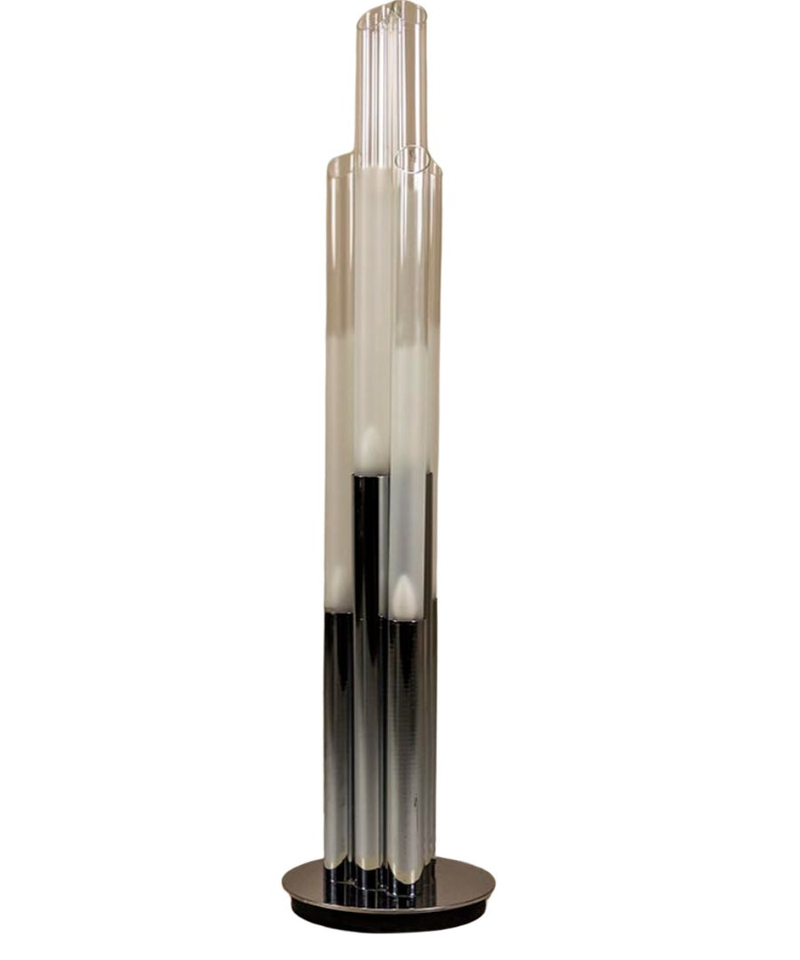 Floor_or_Table_Lamp_in_Chromed_Metal_and_Glass_by_Aldo_Nason_for_Mazzega,_Italy_1970s