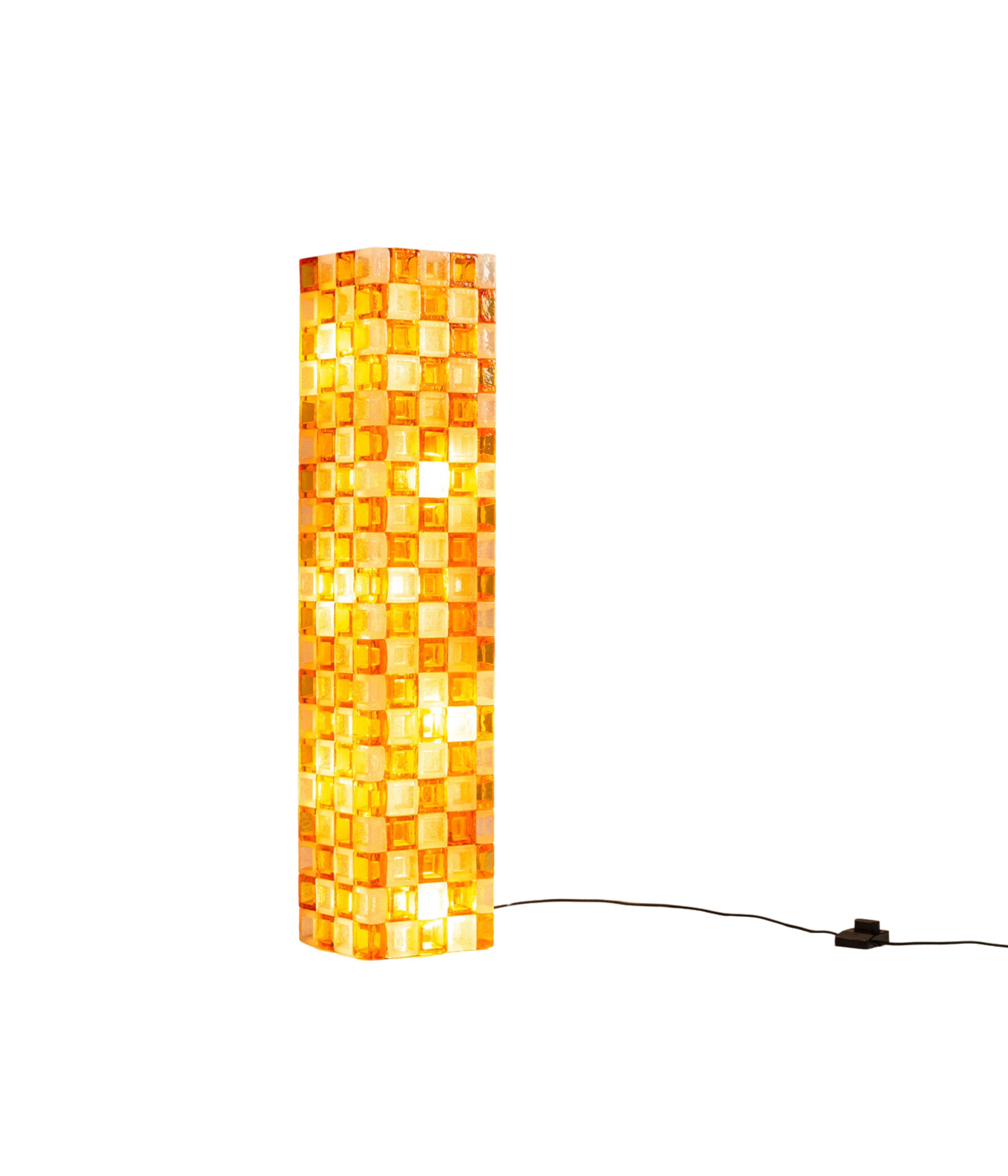 Floorlamp_in_the_Style_of_Poliarte_in_Amber_and_Crystal_Pulegoso_Glass,_Italy_1970s