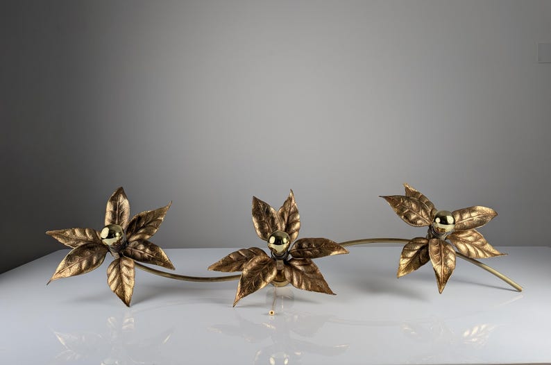 Floral_wall_lamp_by_Willy_Daro,_Belgium_1970s