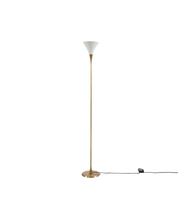 Florian_Schulz_Lonea_Brass_Floor_Lamp_with_Opal_Glass_Shade