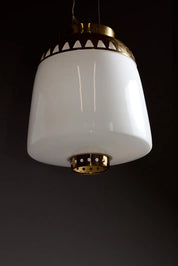 Flush_Mount_Lamp_Lisa_Johansson-Pape_Brass_Glass_ORNO_1950s_Finland