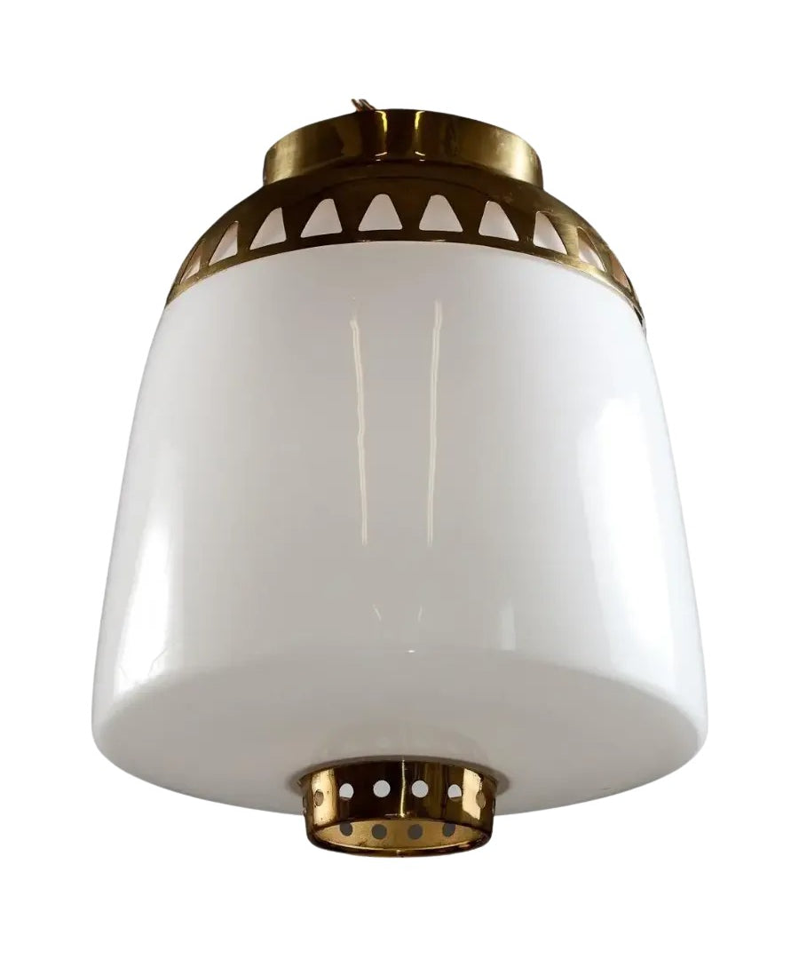 Flush_Mount_Lamp_Lisa_Johansson-Pape_Brass_Glass_ORNO_1950s_Finland