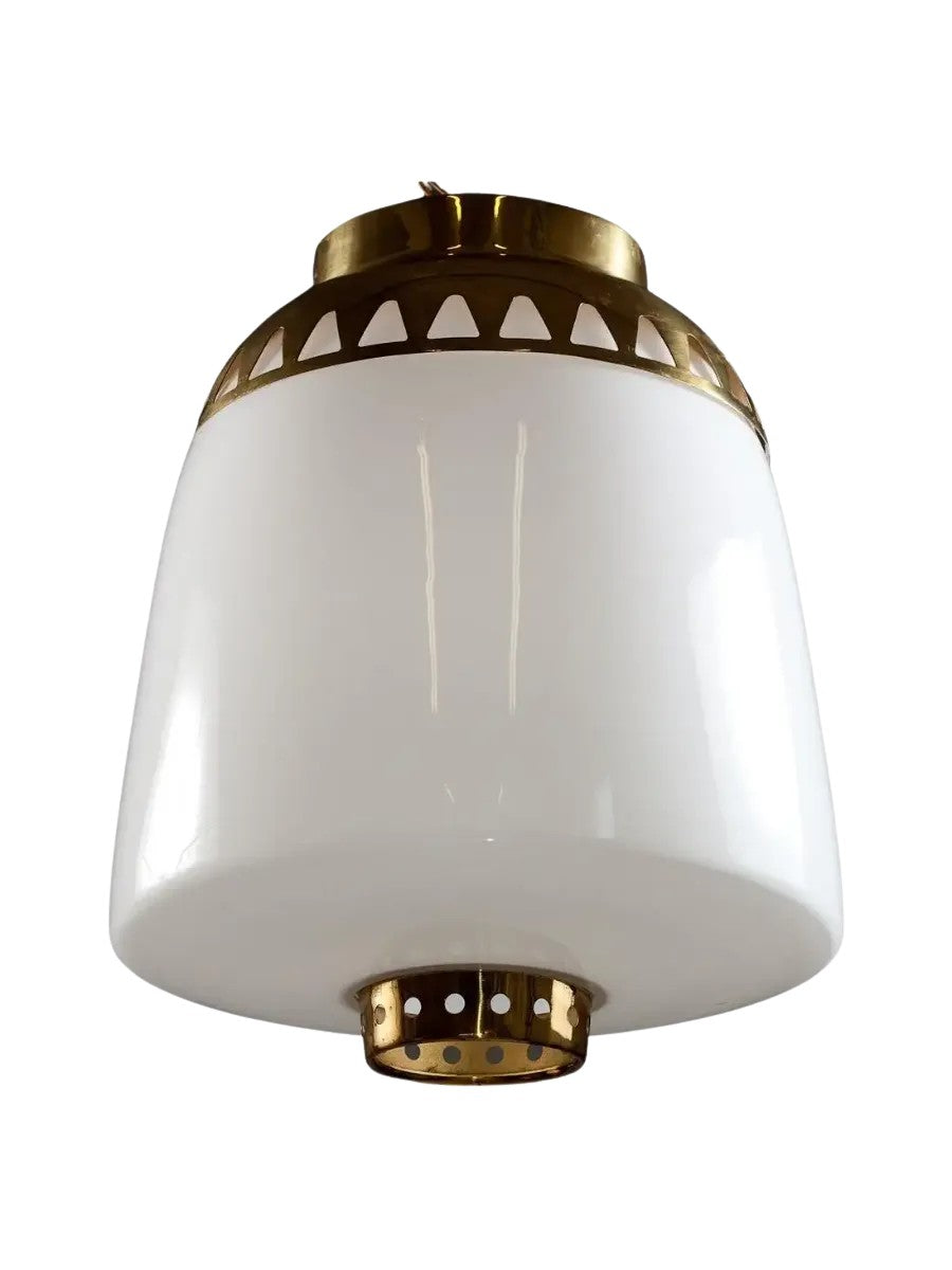 Flush_Mount_Lamp_Lisa_Johansson-Pape_Brass_Glass_ORNO_1950s_Finland