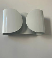 Foglio_Style_White_Metal_Wall_Sconce,_Italy_1970s–1980s