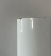 Foglio_Style_White_Metal_Wall_Sconce,_Italy_1970s–1980s