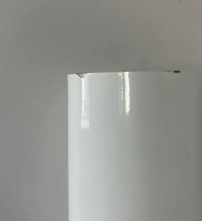 Foglio_Style_White_Metal_Wall_Sconce,_Italy_1970s–1980s