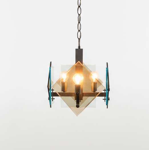 1970s_Fontana_Arte_Ceiling_Lamp_in_Amber_Crystal_Glass_and_Chrome,_Italy