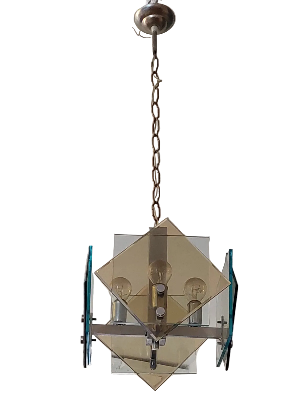 1970s_Fontana_Arte_Ceiling_Lamp_in_Amber_Crystal_Glass_and_Chrome,_Italy