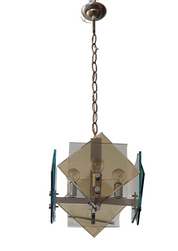 1970s_Fontana_Arte_Ceiling_Lamp_in_Amber_Crystal_Glass_and_Chrome,_Italy