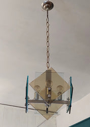 1970s_Fontana_Arte_Ceiling_Lamp_in_Amber_Crystal_Glass_and_Chrome,_Italy