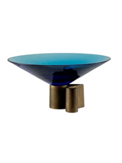 Fontana_Arte_Decorative_Bowl_in_Blue_Glass_and_Brass,_Italy,_1960s