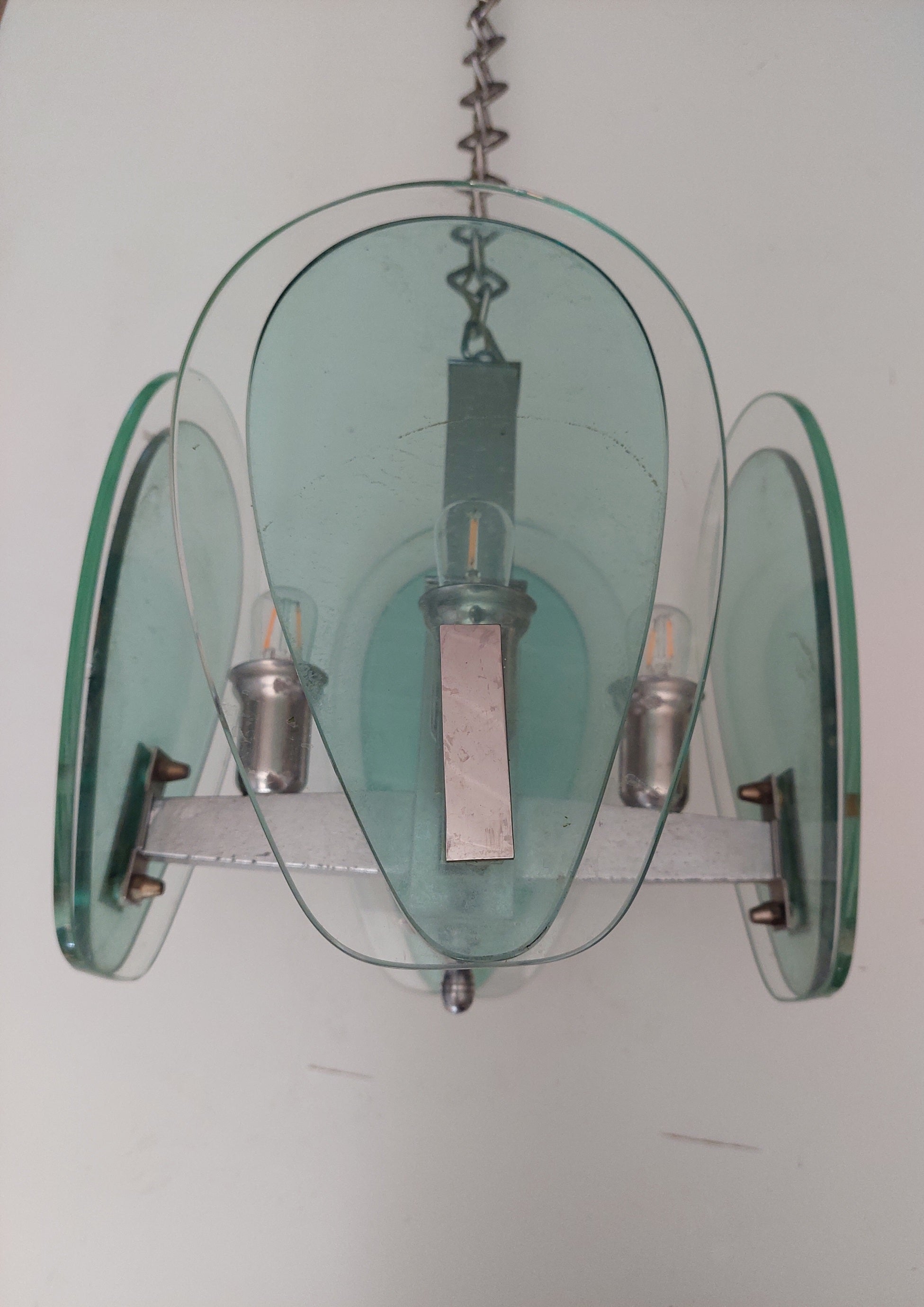 Fontana_Arte_Turquoise_Glass_Chandelier_in_Crystal_Glass_and_Chrome,_Italy_1970s