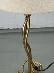 Free_Form_Curly_Table_Lamp_with_Bouclé_Shade,_1960s,_Europe