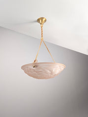 1930s_French_Art_Deco_Pink_Frosted_Glass_Pendant_Light_by_Degué,_Signed