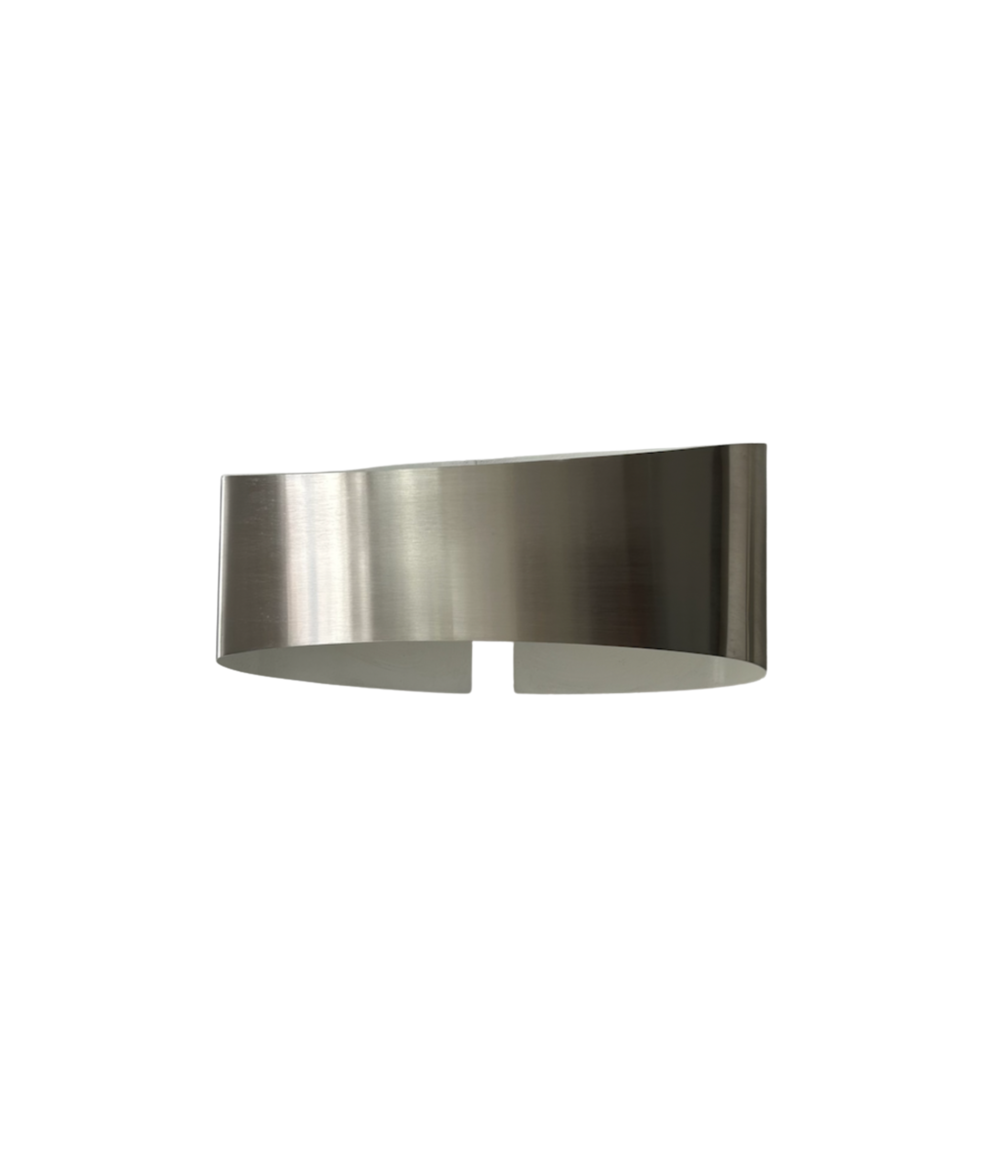 French_Brushed_Metal_Folded_Sheet_Wall_Sconce,_1980s