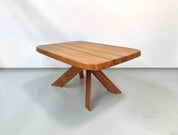 French_Early_Edition_Aban_T35C_Table_in_Elm_by_Pierre_Chapo,_1970s.