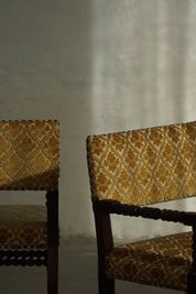 French_Louis_XIII_Style_Bobbin_Armchair_in_Solid_Wood