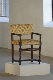 French_Louis_XIII_Style_Bobbin_Armchair_in_Solid_Wood