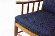 Vintage_French_Oak_Lounge_Chair,_1950s_High_Back_Armchair_with_Blue_Upholstery_Mid_Century_Modern