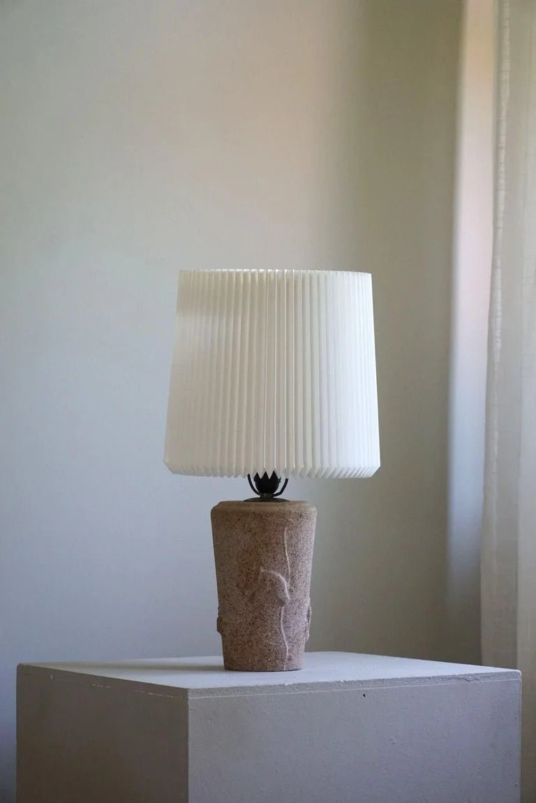 French_Modern,_A_Vintage_Table_Lamp_in_Stone_with_Elephant_Motifs,_1970s