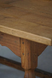 French_Modern,_Rectangular_Desk_/_Dining_Table_in_Solid_Pine,_Handcrafted,_1900s