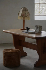 French_Modern_Rope_Side_Table_/_Ottoman