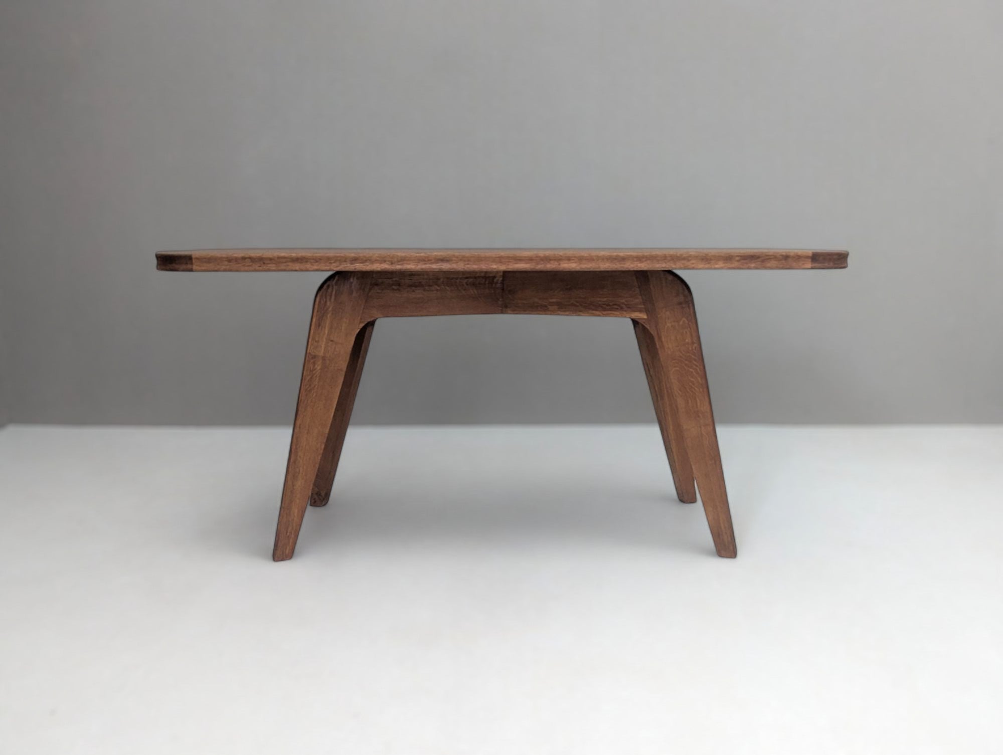 French_Modernist_Sculptural_Oak_Table,_1930s