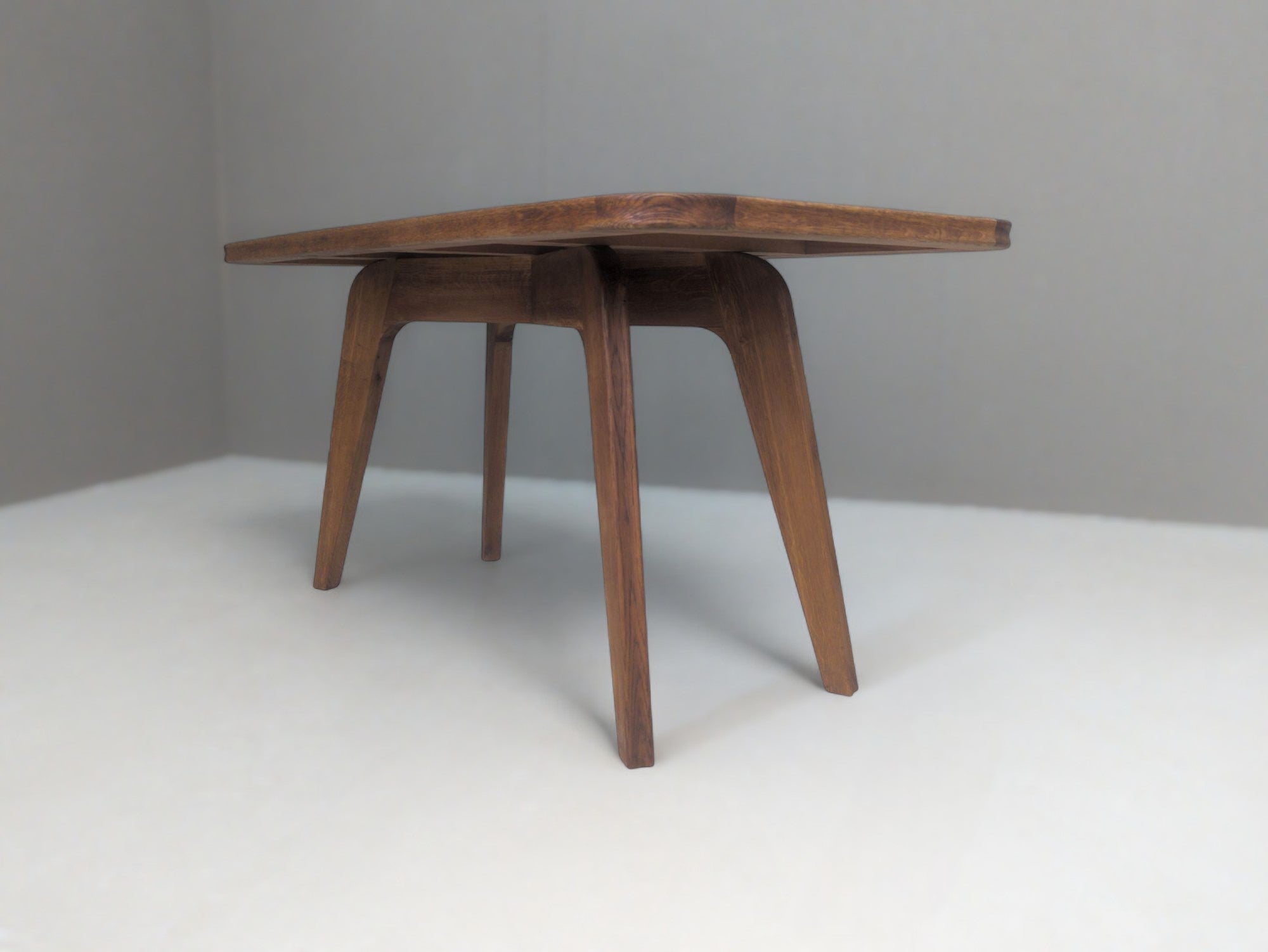 French_Modernist_Sculptural_Oak_Table,_1930s