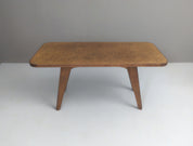 French_Modernist_Sculptural_Oak_Table,_1930s