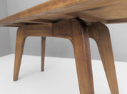 French_Modernist_Sculptural_Oak_Table,_1930s