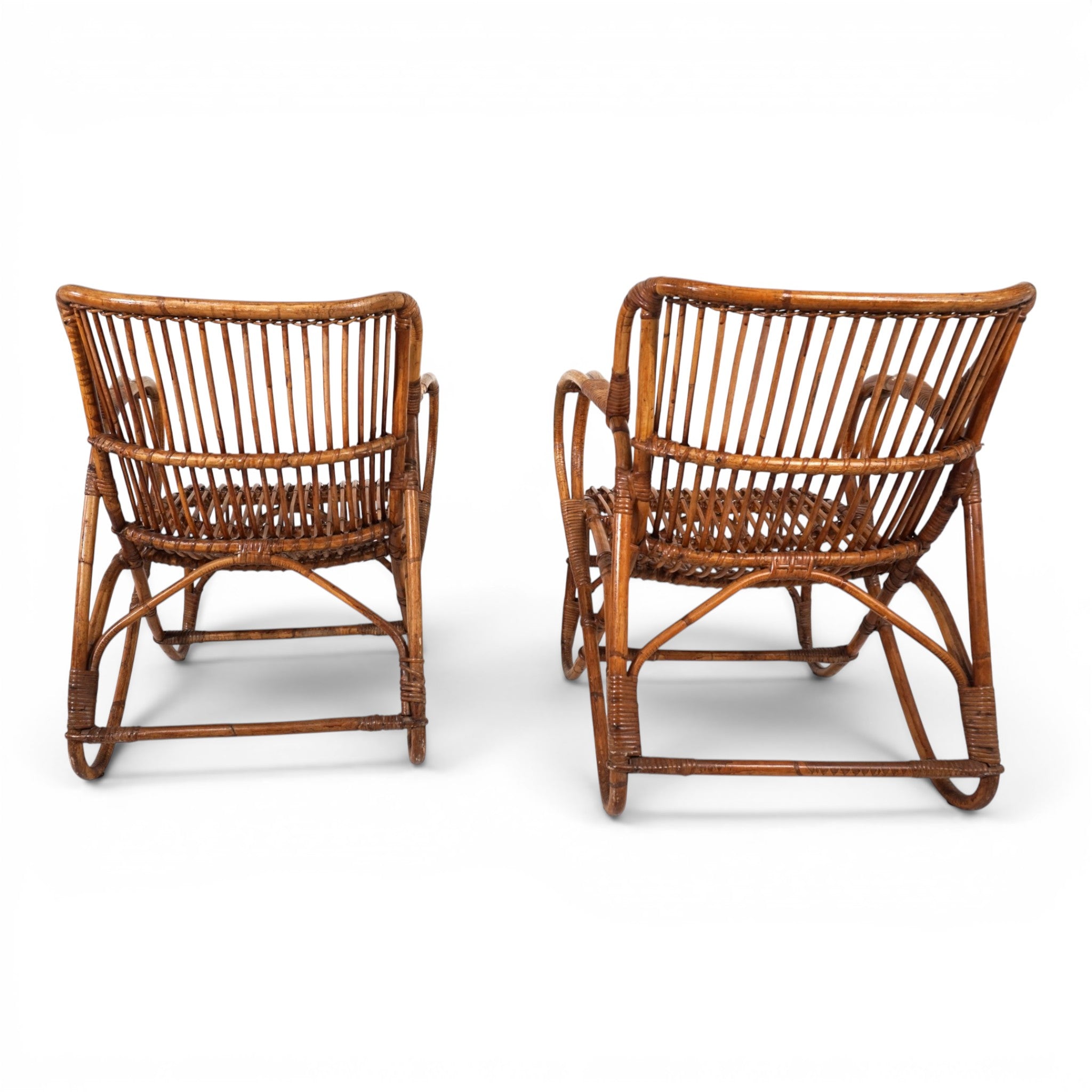 Set_of_2_French_Rattan_and_Bamboo_Lounge_Chairs,_France,_1960s–1970s