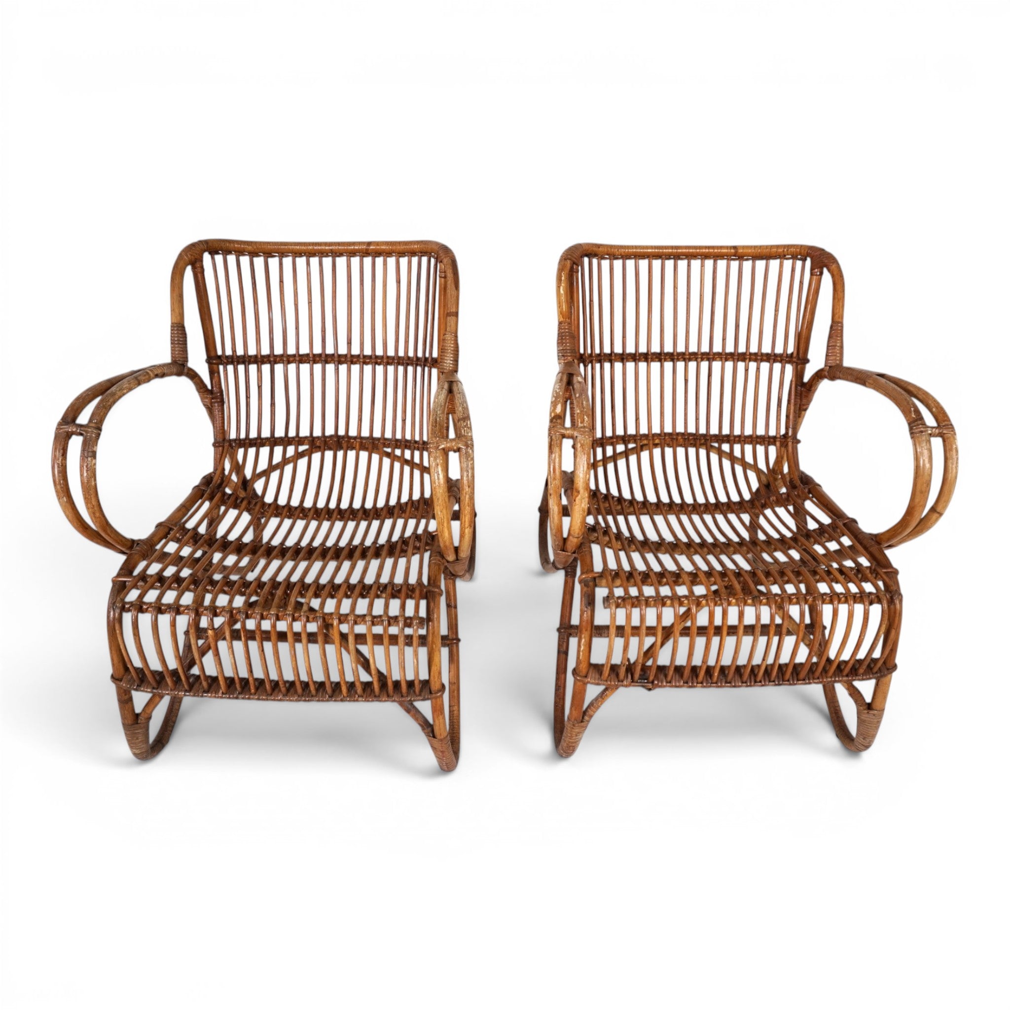 Set_of_2_French_Rattan_and_Bamboo_Lounge_Chairs,_France,_1960s–1970s
