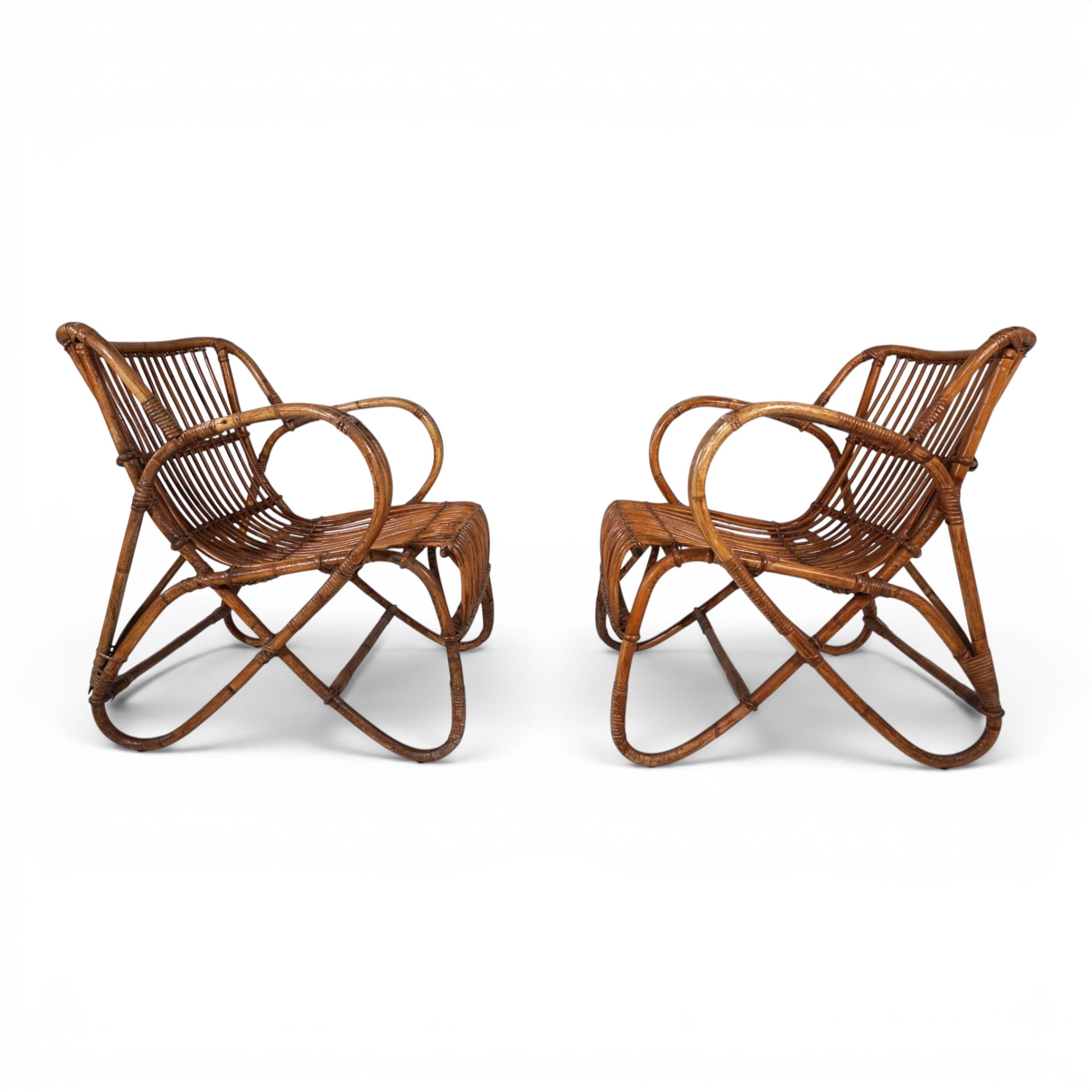 Set_of_2_French_Rattan_and_Bamboo_Lounge_Chairs,_France,_1960s–1970s