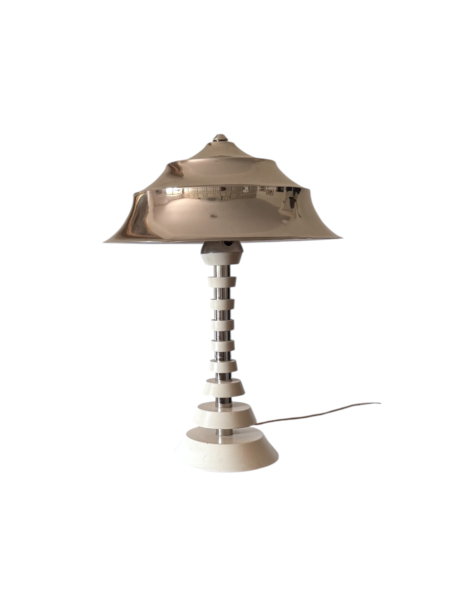 French_Space_Age_Table_Lamp_in_Chrome-Plated_Metal_and_Wood,_1970s