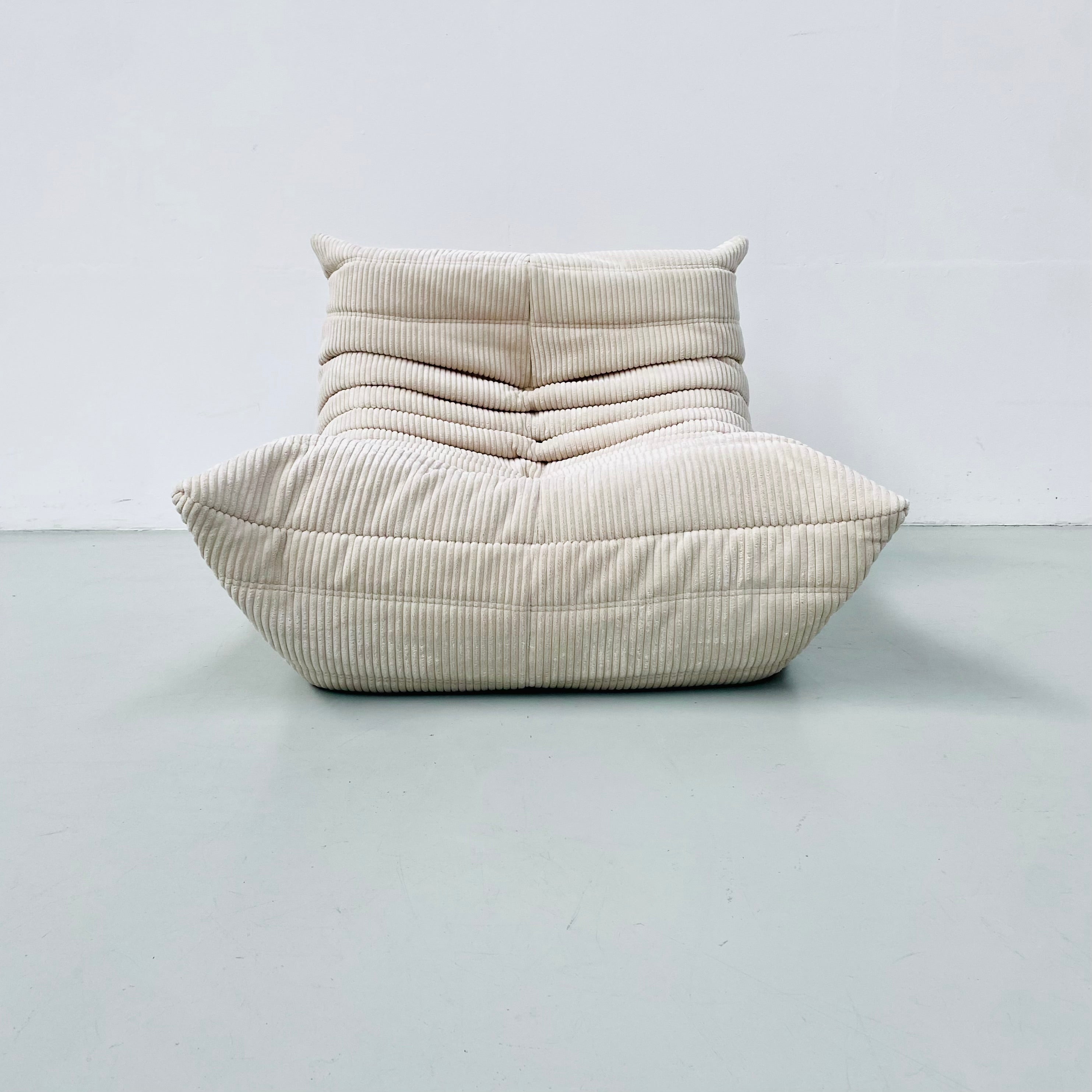 Togo_Lounge_Chair_by_Michel_Ducaroy_for_Ligne_Roset,_Restored_Corduroy_Upholstery,_French_Design