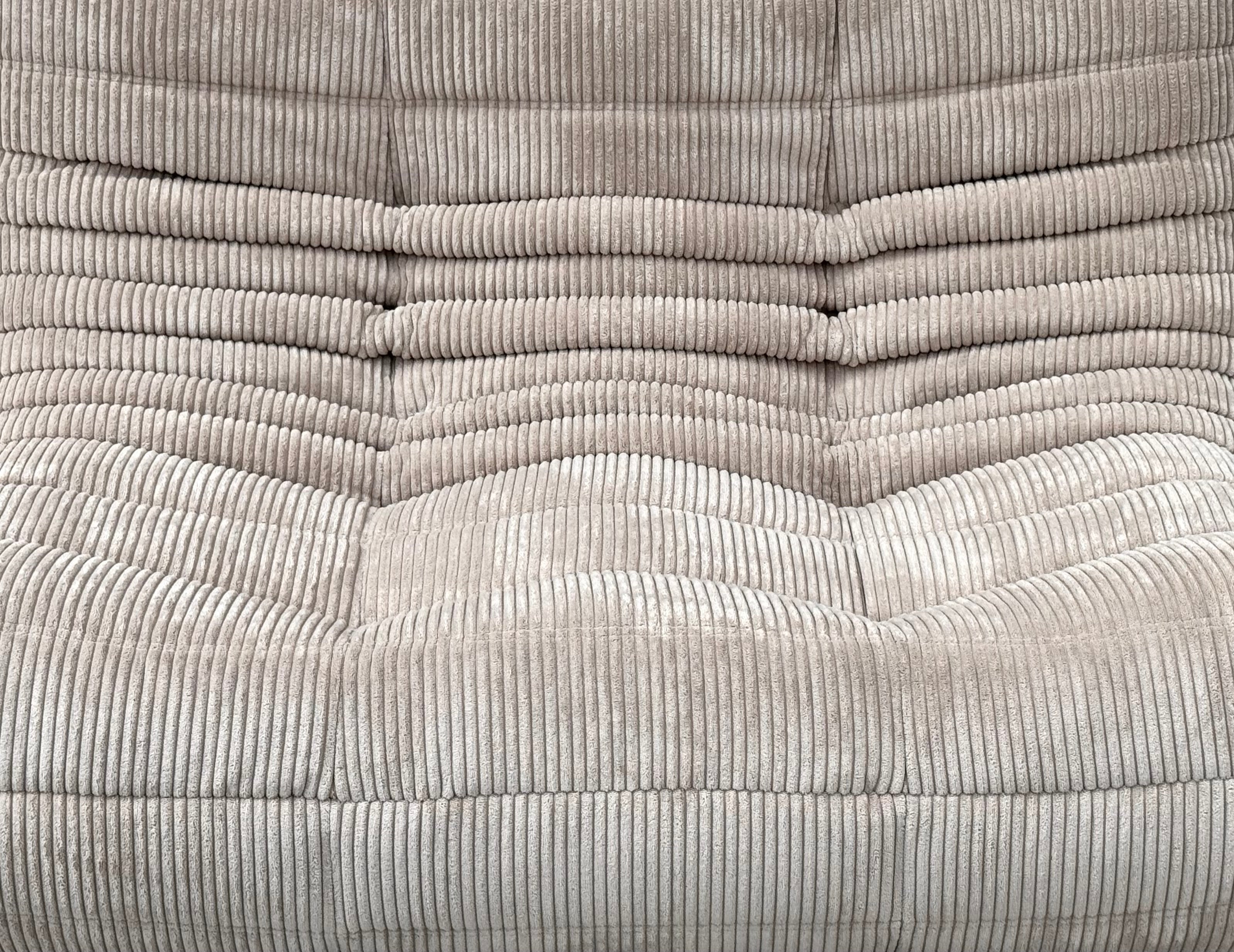 Togo_Sofa_by_Michel_Ducaroy_for_Ligne_Roset,_Restored_Corduroy_Upholstery,_French_Design