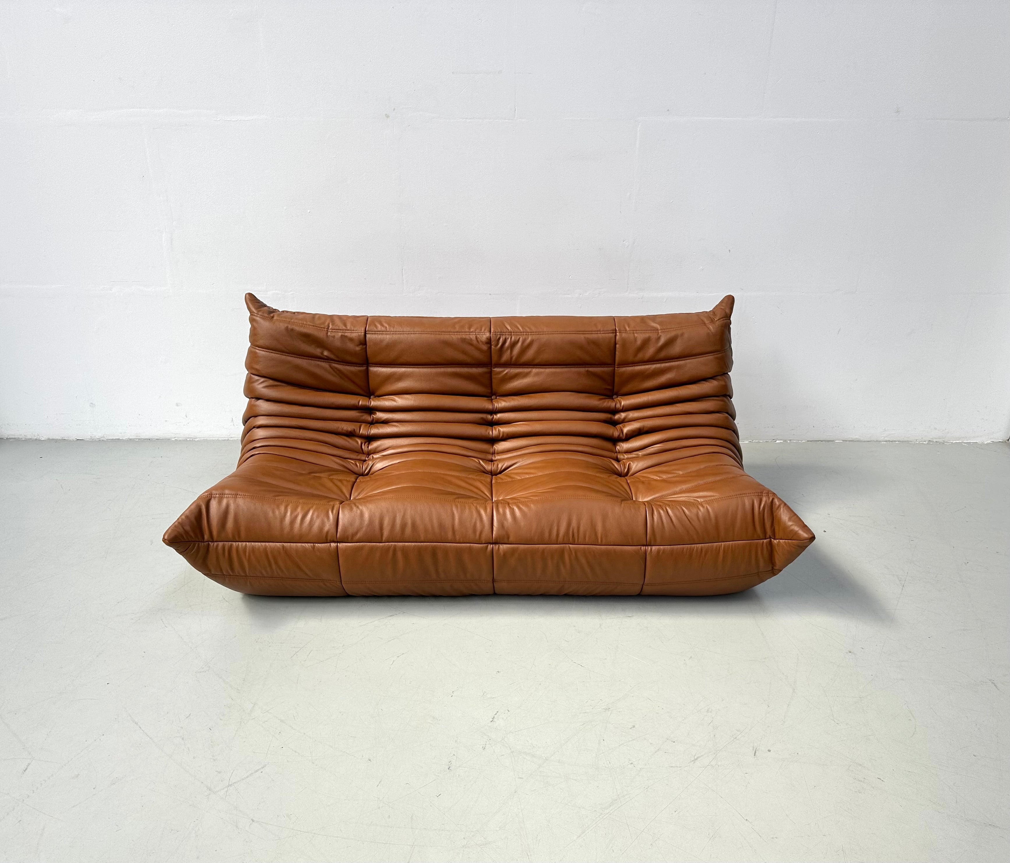 Togo_Sofa_by_Michel_Ducaroy_for_Ligne_Roset,_Restored_Brown_Leather_Upholstery,_French_Design
