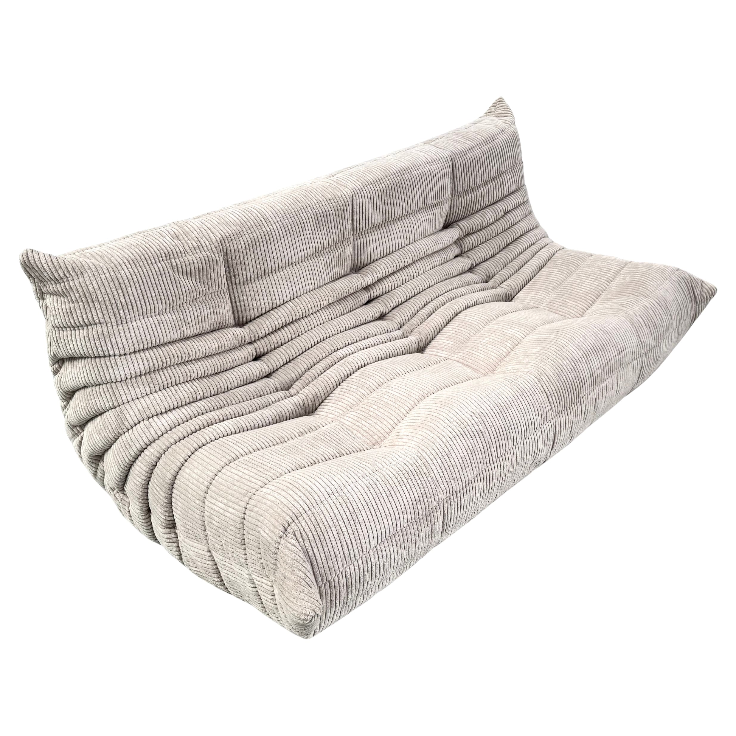 French_Togo_3-Seater_Sofa_in_Beige_Corduroy__by_Michel_Ducaroy_for_Ligne_Roset.
