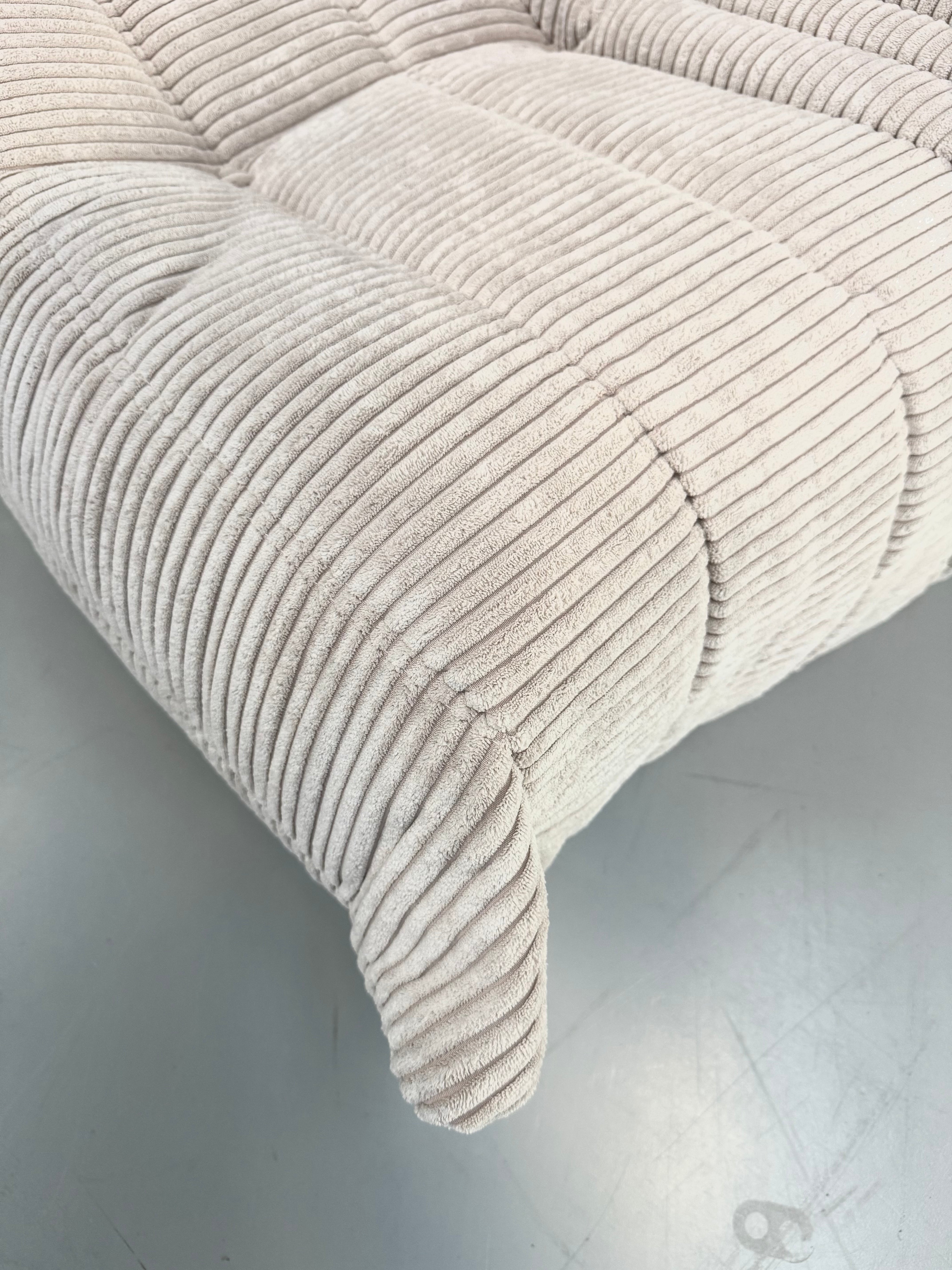 French_Togo_3-Seater_Sofa_in_Beige_Corduroy__by_Michel_Ducaroy_for_Ligne_Roset.