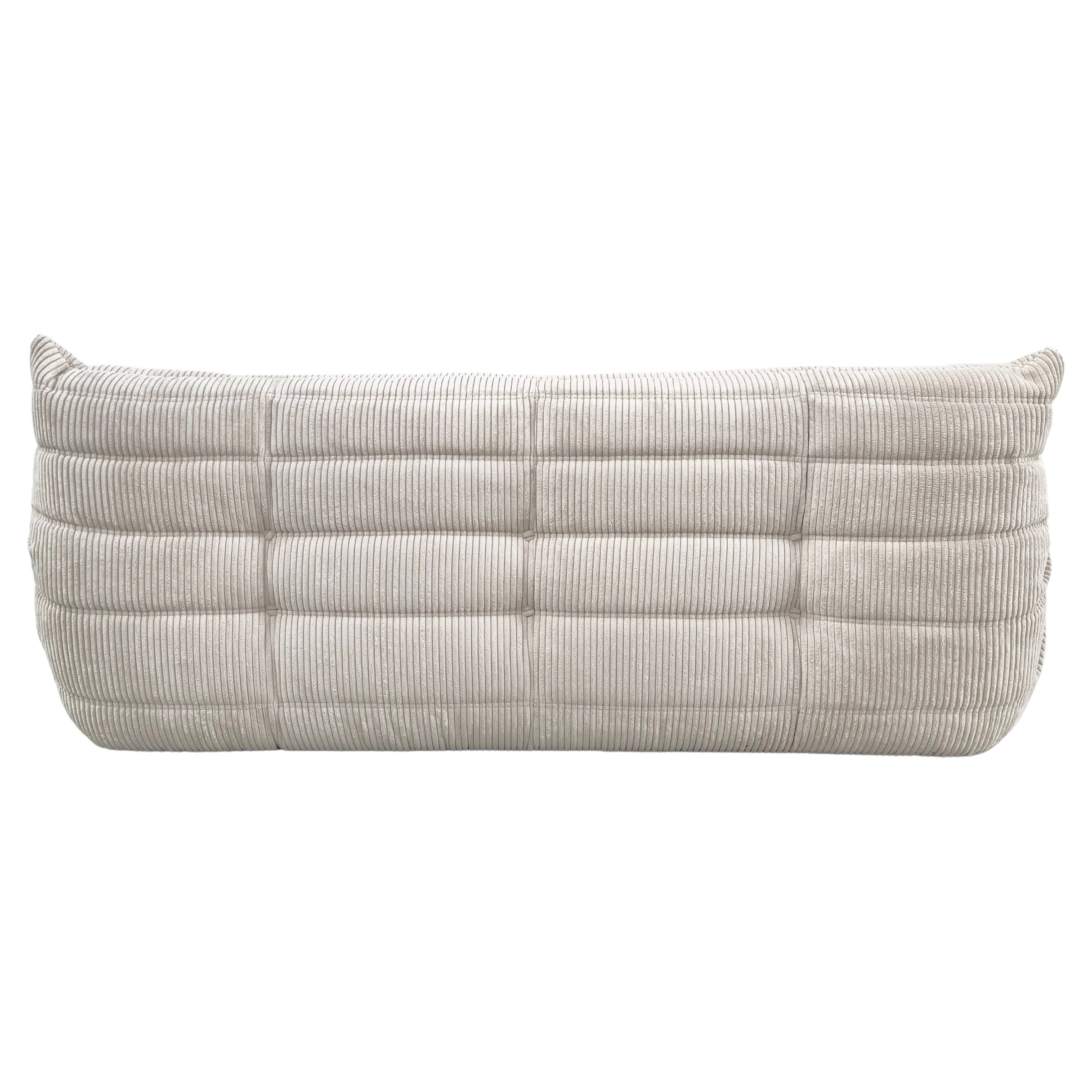 French_Togo_3-Seater_Sofa_in_Beige_Corduroy__by_Michel_Ducaroy_for_Ligne_Roset.