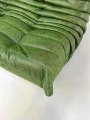 Togo_Sofa_by_Michel_Ducaroy_for_Ligne_Roset,_Restored_Green_Leather_Upholstery,_French_Design