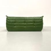 Togo_Sofa_by_Michel_Ducaroy_for_Ligne_Roset,_Restored_Green_Leather_Upholstery,_French_Design