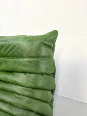 Togo_Sofa_by_Michel_Ducaroy_for_Ligne_Roset,_Restored_Green_Leather_Upholstery,_French_Design
