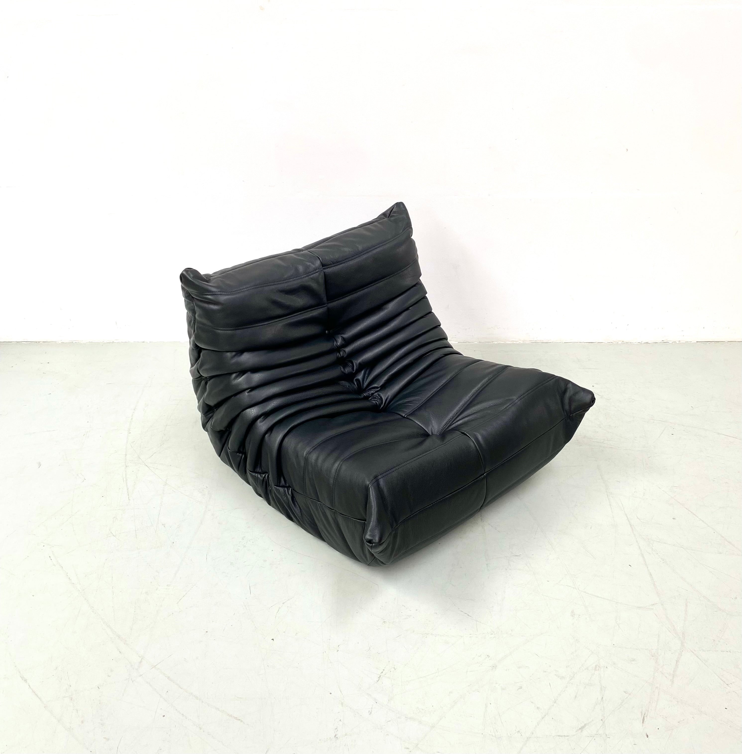 Togo_Lounge_Chair_by_Michel_Ducaroy_for_Ligne_Roset,_Restored_Leather_Upholstery,_French_Design